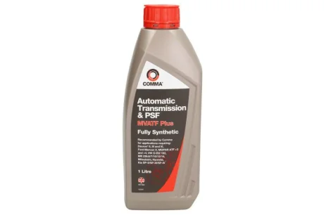 Олива для автоматичних трансмісій ATF (1L) AISIN WARNER AW-1 ALLISON C4 ATF SP-III BMW 8122 9400 272 BMW 8322 2152 426 BMW 8322 2289 720 BMW 8322 2305 397 BMW 8322 2355 599 BMW ETL 7045 E B COMMA MVATF PLUS 1L