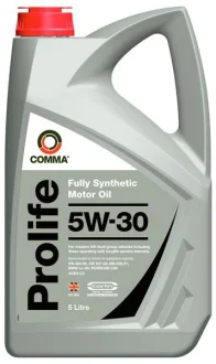 Моторна олива Prolife (5L) 5W30 BMW LL-04 MB 229.51 PORSCHE C30 VW 504.00 VW 507.00 COMMA PROLIFE 5W30 5L
