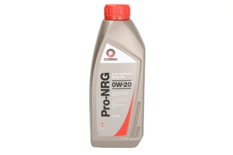 Моторна олива Pro-NRG (1L) 0W20 API ILSAC GF-5 SN CHRYSLER MS-6395 DEXOS1 GEN2 GM 4718M GM 6094M COMMA PRO-NRG 0W20 1L