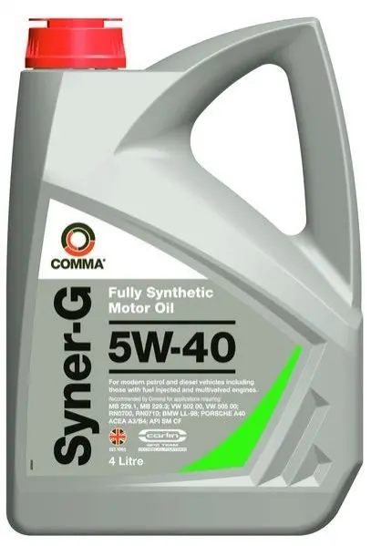 Олива для двигуна COMMA SYNERG5W404L (фото 1)
