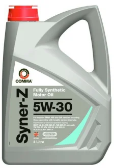 Моторна олива Syner-Z (4L) 5W30 API CF SN BMW LL-04 DEXOS 2 MB 229.31 MB 229.51 MB 229.52 VW 502.00 VW 505.00 VW 505.01 COMMA SYNER-Z 5W30 4L