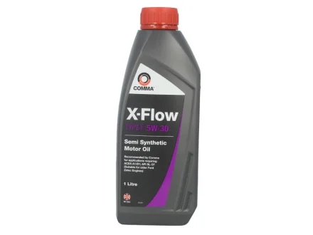 Моторна олива X-FLOW (1L) 5W30 API CF SL ACEA A5 B5 COMMA X-FLOW F 5W30 SEMI.1L