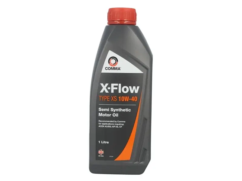 Моторна олива X-FLOW (1L) 10W40 API CF SL ACEA A3 B3 COMMA X-FLOW XS 10W40 SEMI. 1L (фото 1)