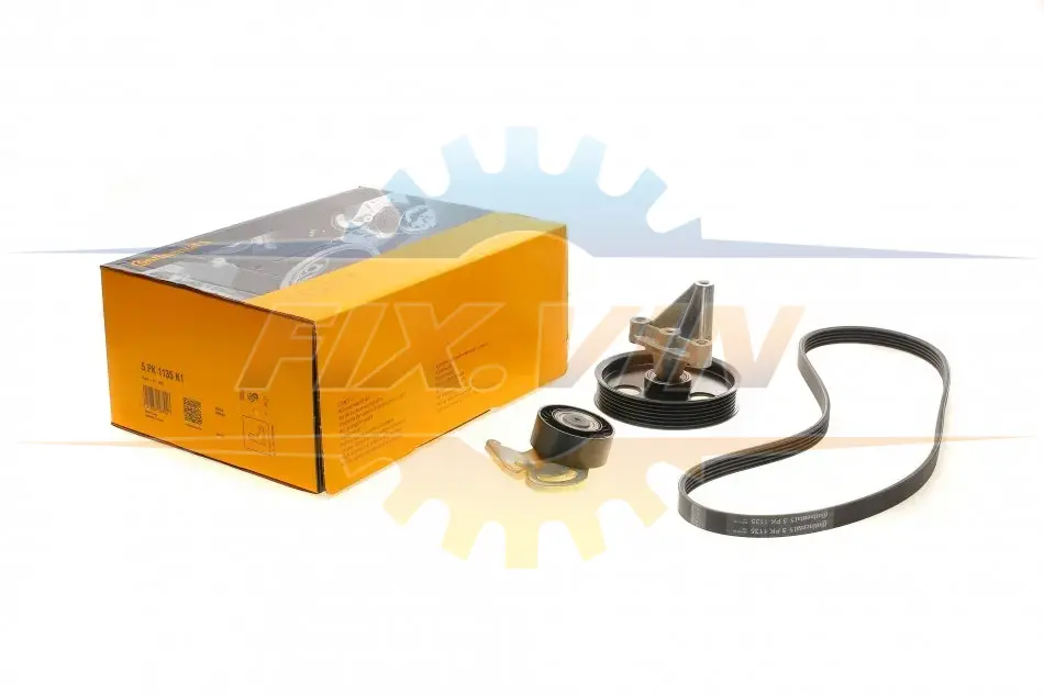 Комплект пасу поліклинового Renault Clio/Megane/S Contitech 5PK1135K1 (фото 1)