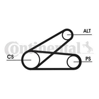 Комплект CONTI-V MULTIRIB BELT KIT Contitech 6PK873 ELAST T1
