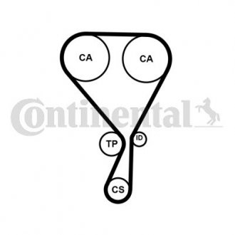 Ремінь ГРМ CONTINENTAL Contitech CT1228