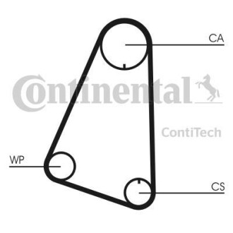 Комплект ремня грм + Помпа Contitech CT633WP1