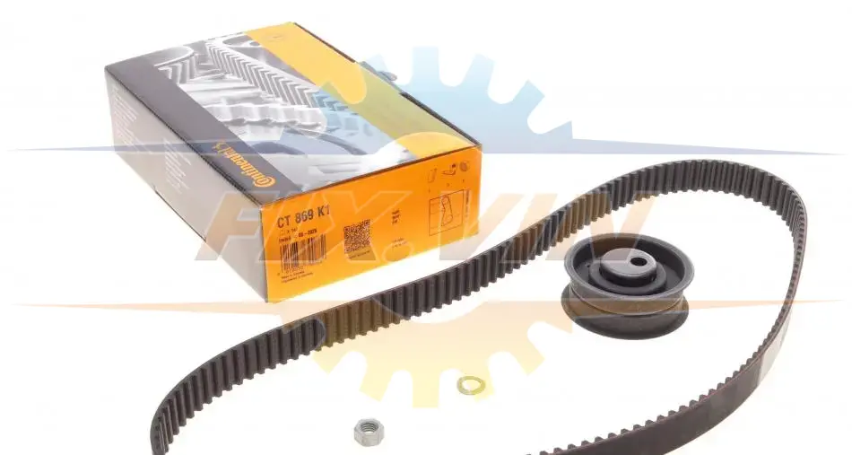 Комплект ГРМ VW Golf II/Passat 1.8/2.0 16V 86-93/Audi 100/80/A6 2.0E 90-97 (25x147z) CONTINENTAL Contitech CT869K1 (фото 1)