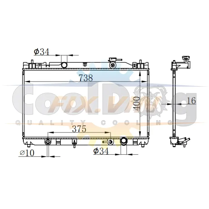 Радатор охолодження CoolDog CLD0020 (фото 1)