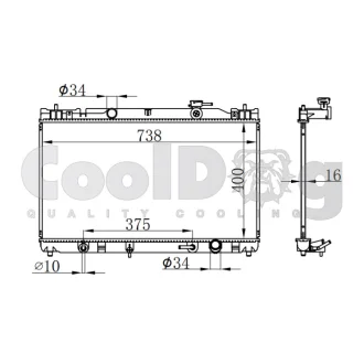 Радатор охолодження CoolDog CLD0020