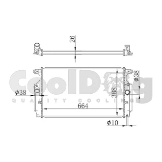 Радатор охолодження CoolDog CLD0086