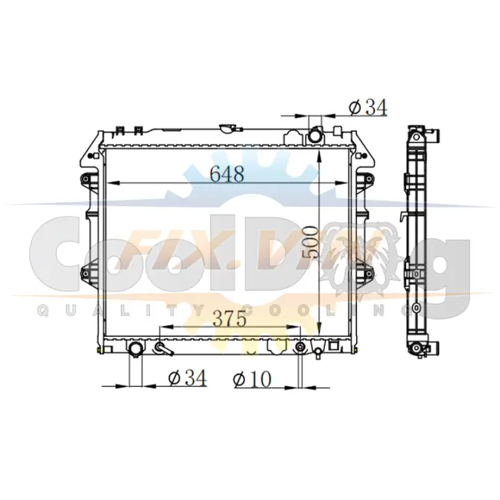 Радіатор охолодження CoolDog CLD0115 (фото 1)