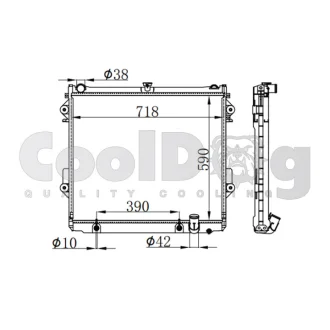 Радатор охолодження CoolDog CLD0139
