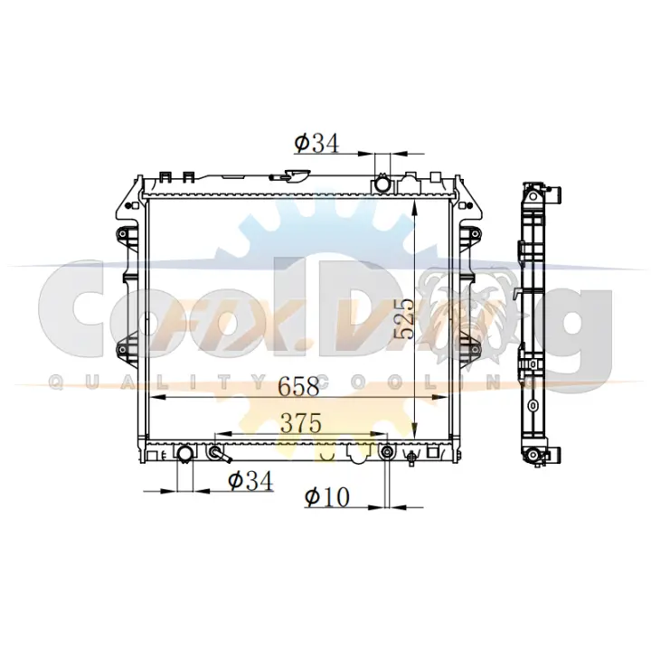 Радіатор охолодження CoolDog CLD0145 (фото 1)