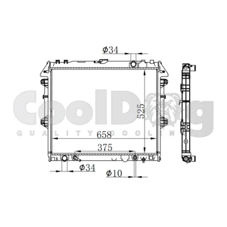 Радіатор охолодження CoolDog CLD0145