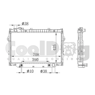 Радатор охолодження CoolDog CLD0158