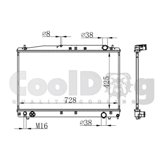 Радіатор охолодження CoolDog CLD0199