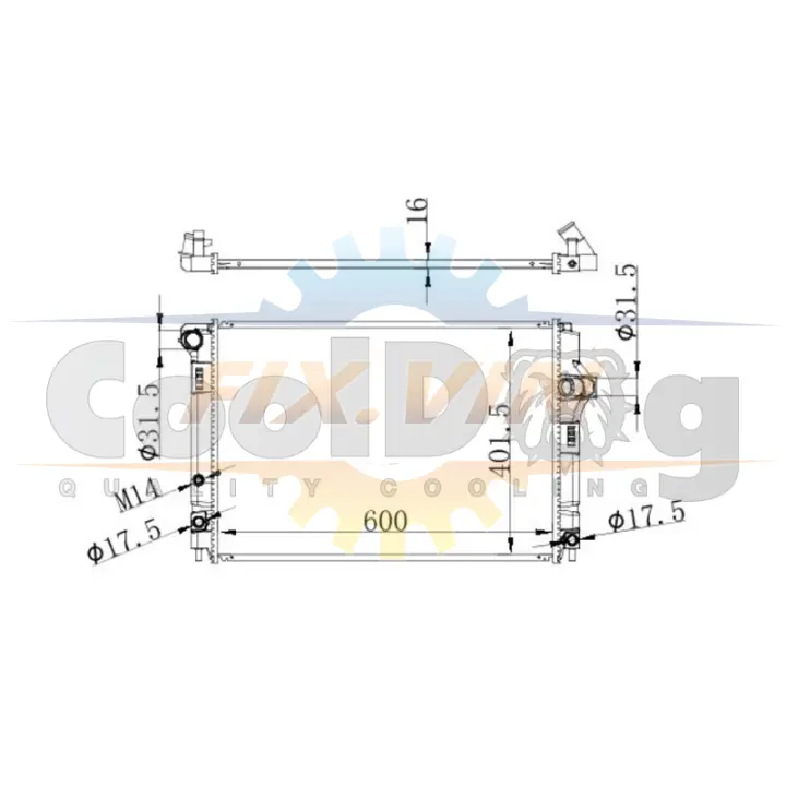Радатор охолодження CoolDog CLD0203 (фото 1)