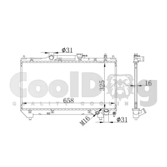 Радатор охолодження CoolDog CLD0219