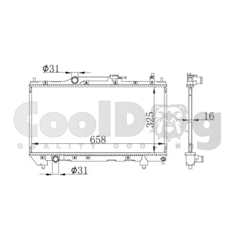 Радатор охолодження CoolDog CLD0220