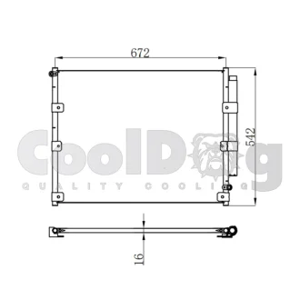 Радіатор кондиціонера CoolDog CLD4007
