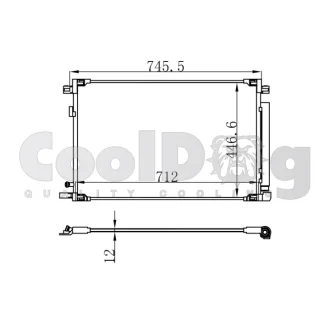 Радіатор кондиціонера CoolDog CLD4012