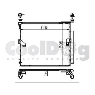 Радіатор кондиціонера CoolDog CLD4013