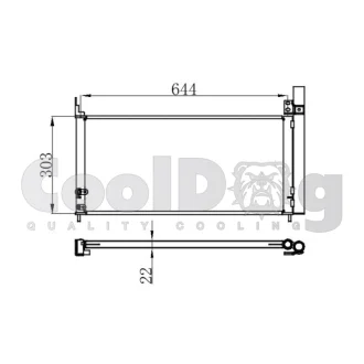 Радіатор кондиціонера CoolDog CLD4016