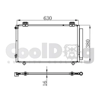 Радіатор кондиціонера CoolDog CLD4029