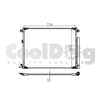 Радіатор кондиціонера CoolDog CLD4034