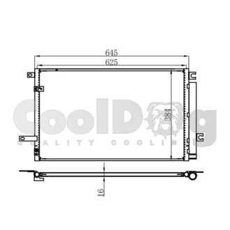 Радіатор кондиціонера CoolDog CLD4046