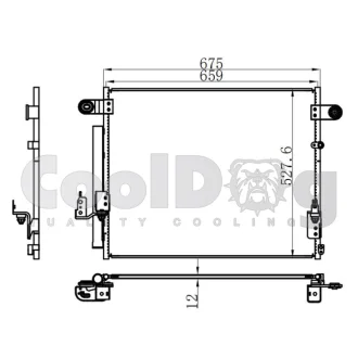 Радіатор кондиціонера CoolDog CLD4049