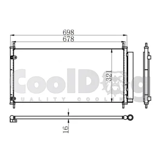 Радіатор кондиціонера CoolDog CLD4051