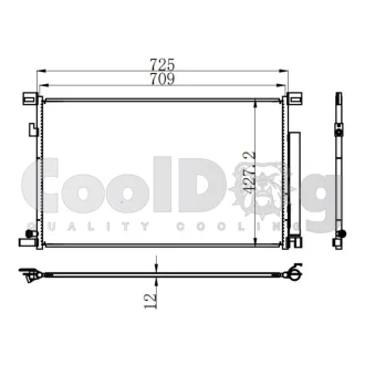 Радіатор кондиціонера CoolDog CLD4052
