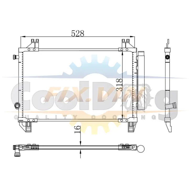 Радіатор охолодження CoolDog CLD4057 (фото 1)