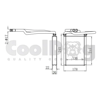 Радіатор пічки CoolDog CLD6003