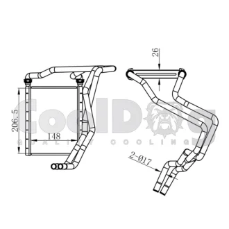 Радіатор охолодження CoolDog CLD6021
