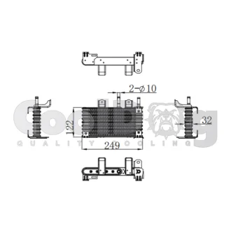 Радіатор акпп CoolDog CLD8101