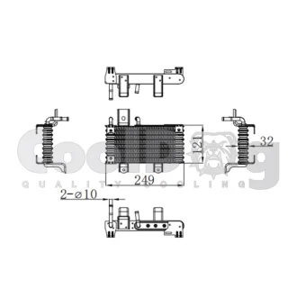 Радіатор акпп CoolDog CLD8105