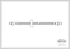 Шланг тормозной задних тормозов L=200 AUDI 80 B2/B3 -91, 90 B2/B3 -91, 811611775 CORTECO 19018185 (фото 1)
