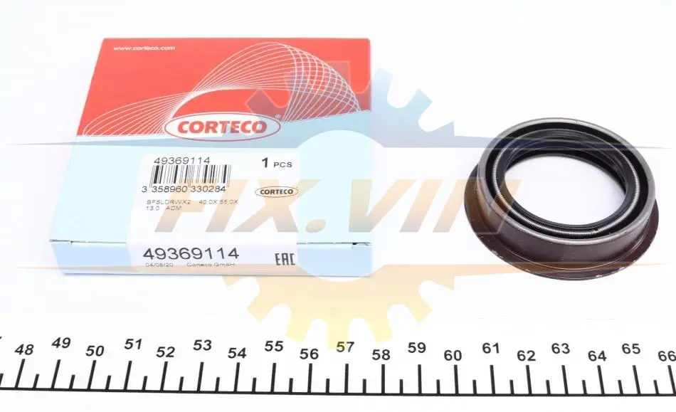 Ущільнююче кільце FORD Transit/Focus 1,6-2,0 \'\'06>> CORTECO 49369114 (фото 1)