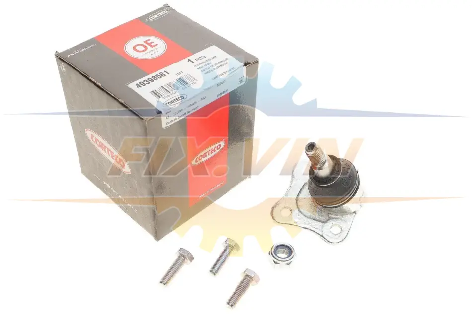 Опора кульова (передня/знизу/L) Audi A3 96-03/VW Golf IV -06 CORTECO 49398581 (фото 1)