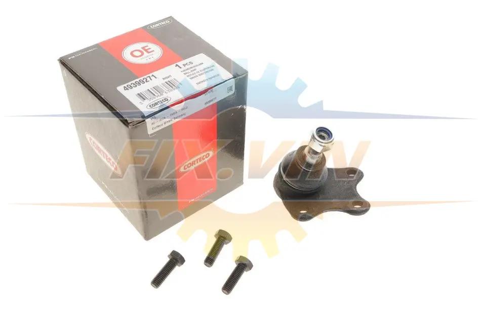 Опора кульова (передня/знизу/R) Skoda Fabia/VW Polo 1.2/1.9TDI 99-10 CORTECO 49399271 (фото 1)