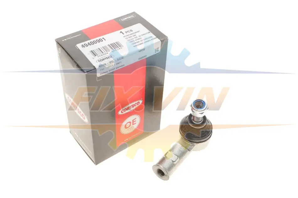 Наконечник тяги рульової Opel Agila/Suzuki Justy 00- CORTECO 49400901 (фото 1)