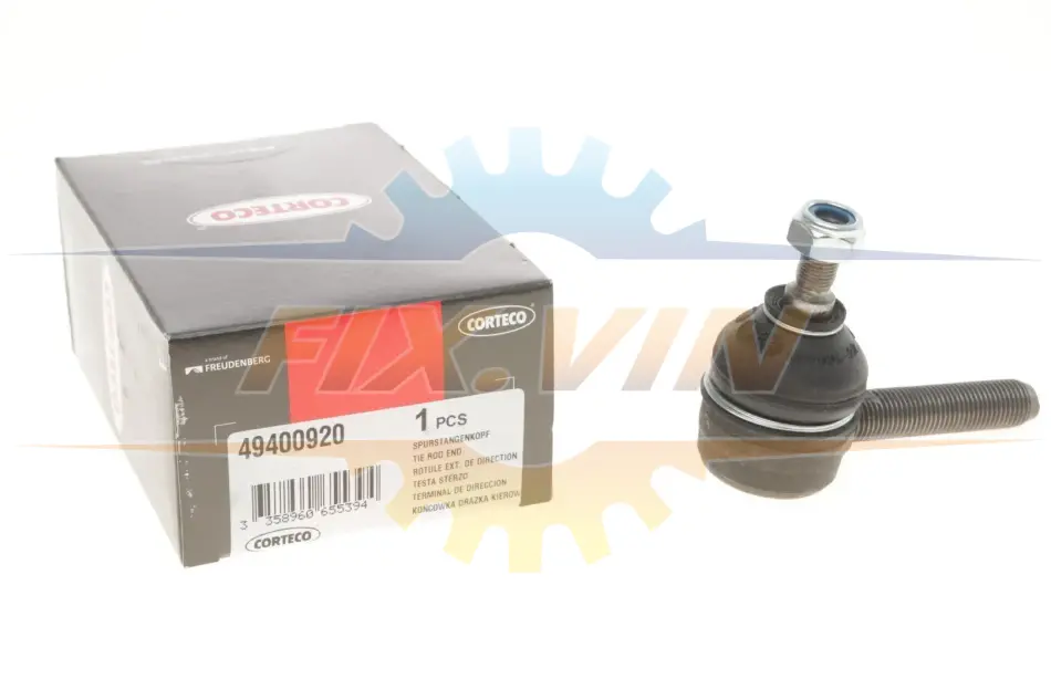 Наконечник тяги рульової BMW 5 (E28/E34) 81-96/6 (E24) 77-89/7 (E32) 85-94/8 (E31) 90-96 M20/M30/M40/M50/M60/M70 CORTECO 49400920 (фото 1)