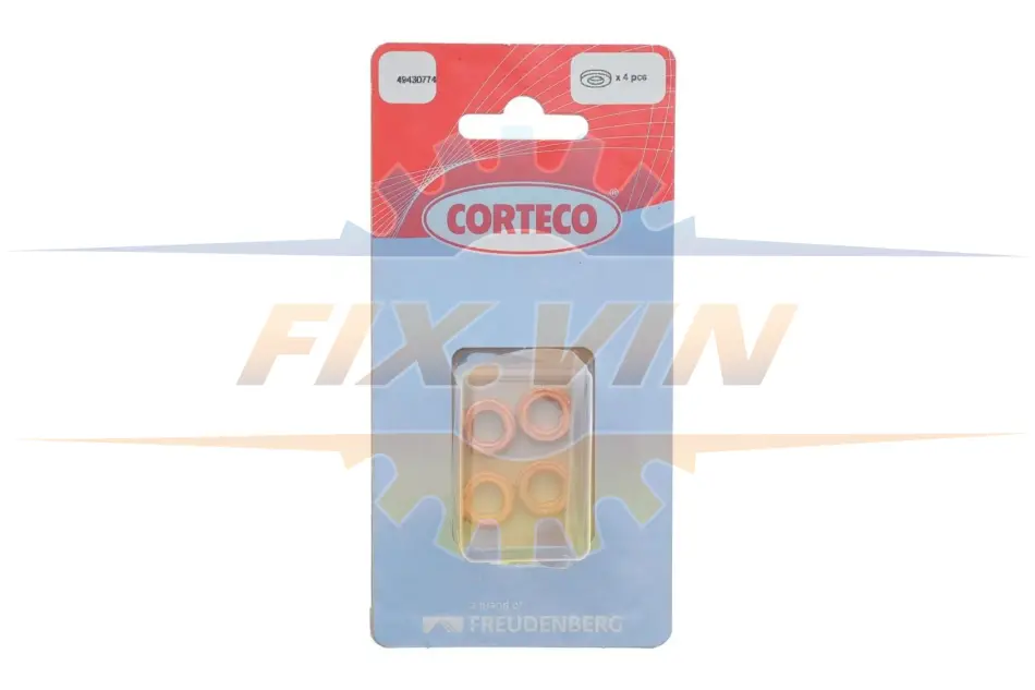 Шайба під форсунку Honda Accord/Civic/CR-V/FR-V 2.2 CTDi 04- (7.1x15x2.5) (к-кт 4шт) CORTECO 49430774 (фото 1)