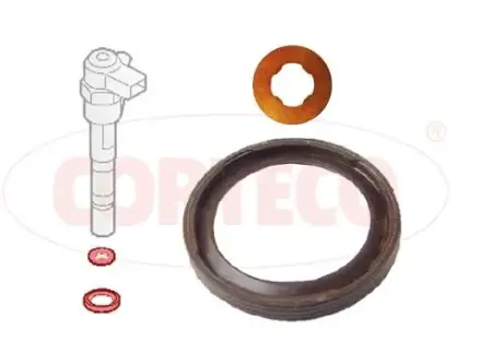 Шайба під форсунку + сальник під форсунку Fiat Doblo/Opel Combo 1.3D 05- CORTECO 49445016