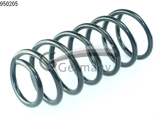 Пружина подвески передняя (кратно 2) VW Golf II/Jetta 1.6 D/TD (83-92) CS Germany 14.950.205 (фото 1)