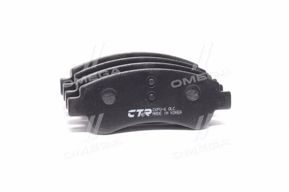 Колодки гальм Citroen C3, C4, DS3 Peugeot 206, 207 передн. NEW GK0863 (вир-во) CTR CKPU-6 (фото 1)