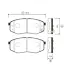 Колодки гальм Hyundai Tucson IX20, IX35 FWD 10 - передн. OLD CKKH-41 (вир-во) CTR GK0495 (фото 1)